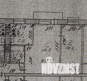 2-к квартира, вторичка, 44м2, 4/5 этаж