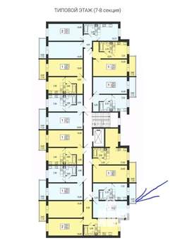 1-к квартира, вторичка, 32м2, 5/10 этаж