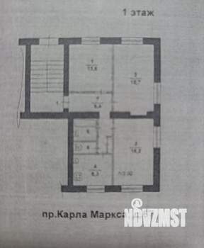 3-к квартира, вторичка, 73м2, 1/5 этаж